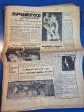ziarul sportul popular 5 ianuarie 1967 - interviu victor stanculescu antrenor la rapid,hochei miercurea ciuc