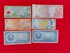 Lot 6 bancnote rom&acirc;nești vechi &ndash; stare bună