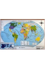 Harta de perete: Harta lumii. Pliata - Marius Lungu