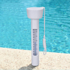 Termometru plutitor pentru piscina, grade Celsius si Fahrenheit, 19x5cm, Bestway foto