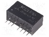 Convertor de tensiune, DC-DC, intrare 4,5...9V DC, iesire 9V DC, putere 3W, AIMTEC - AM3G-0509SH30-NZ