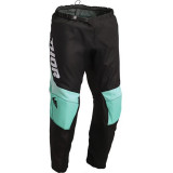 Pantaloni cross/atv Thor Sector Chev, negru/turcoaz, marime 32