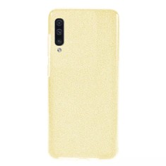 Husa Samsung Galaxy A70 Sclipici Auriu Silicon