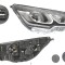Far Citroen C4 (B7), 04.2014-; Ds4, 07.2014-, fata, Dreapta, cu LED daytime running light; H7+H7; electric; cu motor;
