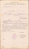 A868 Numire de judecător la Deva, 1919, din partea Consiliului Dirigent Rom&acirc;n din Sibiu, emisă la Cluj și semnată de Alexandru Marta, manu propria