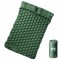 Saltea de camping auto-gonflabilă, cu perne, 2 persoane, verde