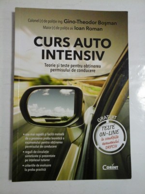 CURS AUTO INTENSIV - GINO-THEODOR BOSMAN, IOAN ROMAN foto