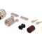 Conector circular pe cablu, 6 pini aurit
