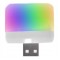 Lampa LED USB/USB-C, 3W/5V, 41x46 mm, Alb