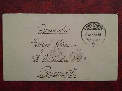 1933-P.Circ.-Constanta-Bucuresti-St. goarna 91III-RAR foto