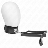 Kink Collar &amp; Gag-Colier cu Centură 116 cm cu Curea din Piele