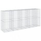 Cumpara ieftin Cos gabion cu capac, 450x100x200 cm, fier galvanizat