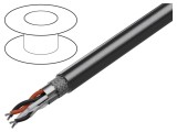 Cablu RS232/RS422 2x2x28AWG cu PVC crom 30m CPR Eca