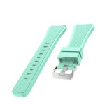 Curea silicon compatibila Garmin Vivoactive 4, telescoape Quick Release, 22mm, Verde