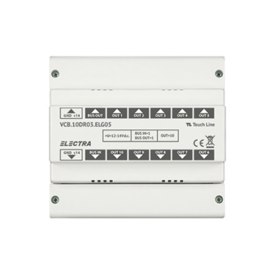 Doza derivatie video 10 iesiri pentru EXPERT, G3 - ELECTRA VCB.10DR03.ELG05 foto