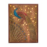 Jurnal - Sangorski &amp; Sutcliffe - Hafiz&rsquo;s Peacocks - Ultra, Lined, Elastic Band | Paperblanks