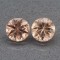 Pereche zircon șampanie 1.19 ct