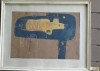 Tablou abstract, Corneliu Cubleșan (n. 1943), tempera, 1999, membru UAP