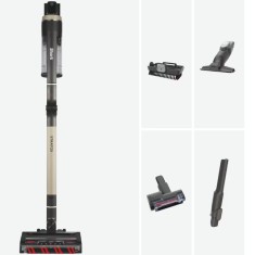 Aspirator vertical 2in1 Shark Stratos Pet IZ400EUT, 0.7l, 25.2V, autonomie max 60 min, CleanSense IQ, Anti-Hair Wrap Plus, perie Pet Pro, culoare cupr