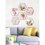 Cumpara ieftin Sticker Perete Autocolant Rame Flori 80x88cm - 26967