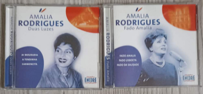 SET 2 CD-URI AMALIA RODRIGUES: DUAS LUZES, FADO AMALIA