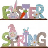 Set 2 decoratiuni pentru Paste AoHkers, lemn, multicolor, 22 x 3,5 x 9 cm