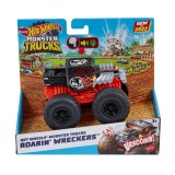 HOT WHEELS MONSTER TRUCK ROARIN WRECKERS BONE SHAKER CU FUNCTII SI SUNETE SCARA 1:43 SuperHeroes ToysZone, Mattel