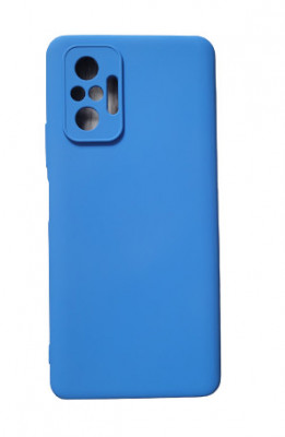 Husa silicon compatibila cu Xiaomi Redmi Note 10 Pro 4G Albastru foto