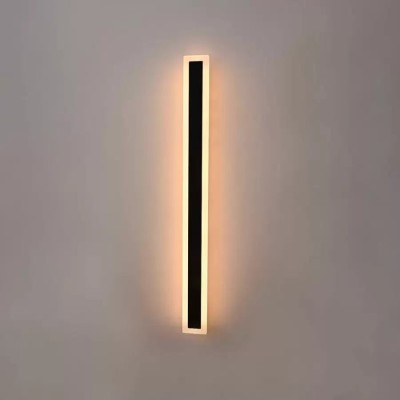 Aplica LED de Exterior Mack, Lungime 90cm, 13W, IP65, Metal, Liniar, Negru ModernLight Concept foto