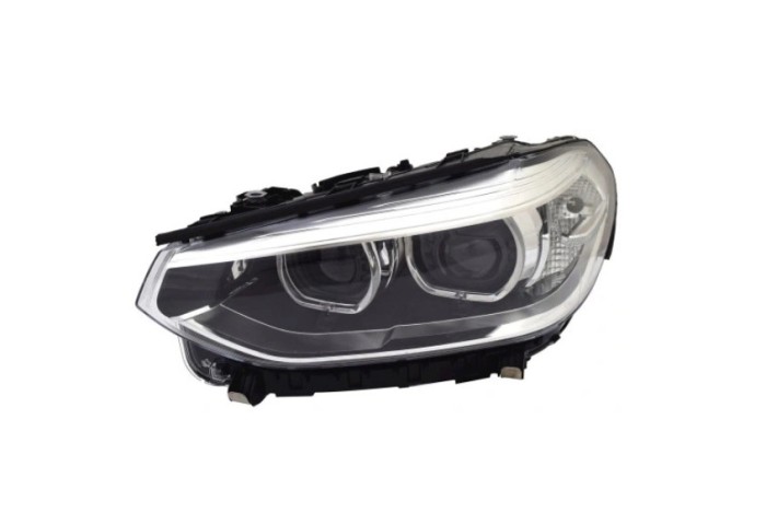 Far Bmw X3 (G01), 06.2017-07.2021; X4 (G02), 03.2018-, montare fata, stanga, LED+PY21W; electric; fara modul LED; cu motor; LED; cu lumina viraje, MA