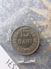 MONEDA 15 BANI 1960 - AUNC-ROMANIA foto