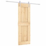 Cumpara ieftin Usa glisanta cu set de feronerie 70x210 cm, lemn masiv de pin