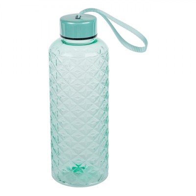 Sticlă Apă Sport, 500ml, Plastic, Culoare Verde, Cordon foto