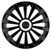 Set 4 capace roti Meridian negru pentru gama auto Nissan Nou, R14, Autohelix MSA