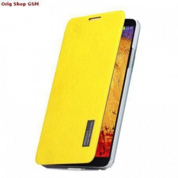 HUSA ROCK FLIP ELEGANT SAMSUNG GALAXY NOTE 3 N9005 GALBEN foto