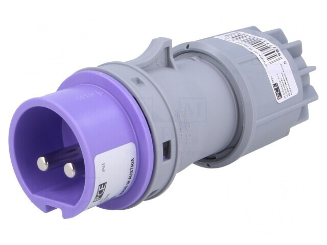 Conector Alimentare AC Mufă Tată 16A 24VAC IP44