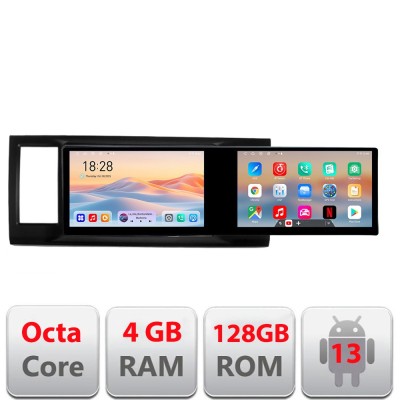 Navigatie VW Caravelle 2015- Kit-caravelle Edotec 2 ecrane 8 core 4+128 21.6 inch Incell android Wifi 5Ghz gps internet CarStore Technology foto