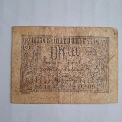 1 leu 1915 - stare slabă conform foto foto
