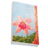 Cumpara ieftin Carnetel de buzunar Orhidee roz Soapta Stelelor, 5 x 8.3 cm, 100 file veline 80g/mp, legare brosata