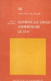 Elemente ale stiintei administratiei de stat