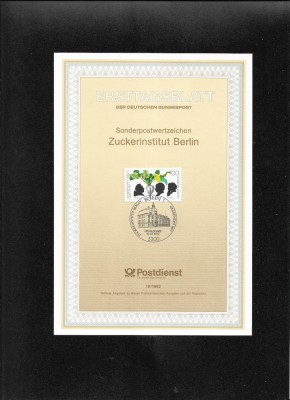 Germania FDC 10.1992 foto