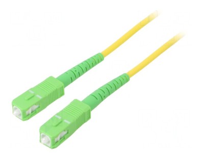 Patch Cord Fibră Optică SC/APC 10m LSZH foto