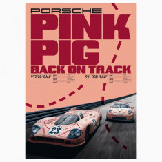 Set Postere Oe Porsche Pink Pig Roz WAP0924500M917