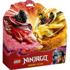 Lego ninjago pachet de lupta cu dragoni spinjitzu 71826 foto