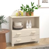 vidaXL Servantă, maro miere, 85x35x80 cm, lemn masiv de pin