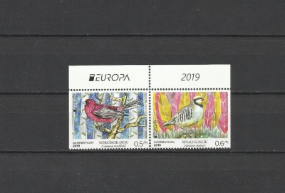 AZERBAIJAN 2018 EUROPA CEPT FAUNA PASARI foto