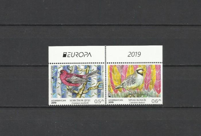 AZERBAIJAN 2018 EUROPA CEPT FAUNA PASARI