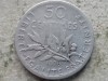 FRANTA-50 CENTIMES 1898 (Argint), Europa