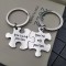 Set 2 brelocuri puzzle din otel inoxidabil , , zYou re My Person, , cadou pentru cupluri