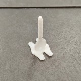 Fliesen Nivelliersystem, 1mm Fuge, 100 Gewindelaschen, Fliesen Montagehilfe